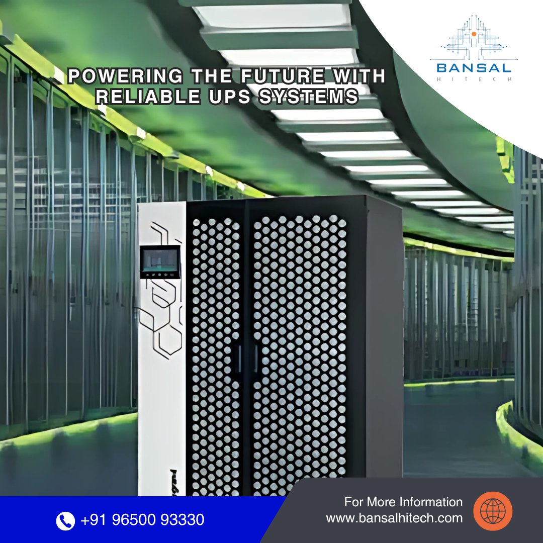BansalHiTechSys's tweet image. ⚡ Powering the Future with Reliable UPS Systems! 🔋
Stay protected from power cuts and ensure uninterrupted operations with our trusted UPS solutions.

📞 Contact us today!
📲 +91 96500 93330 / 31
📧 gurgaon@bansalhitech.in