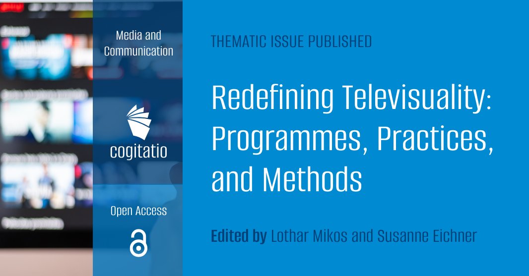 CogitatioMaC's tweet image. Data, platforms, and global flows mark a new era for &quot;televisuality&quot;.

Our new thematic issue explores how traditional  television, social media, and streaming intersect, reshaping audience  practices, aesthetics, and cultural discourses.

Issue: shortt.link/mac474tvxSapie…