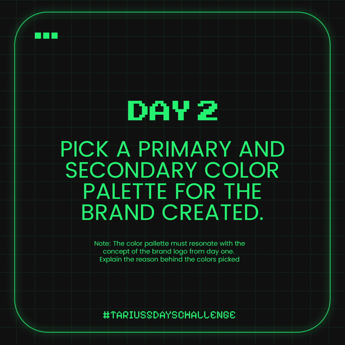 TariusNG's tweet photo. Wagwan guys! Day 2 is finally here, to everyone who added colors to the logos yesterday, you're going to do it again because the brand color must have a meaning behind the concept of the product created. let's get it!
Quote with the #Tarius5daysChallenge https://t.co/CEr41NFwXj