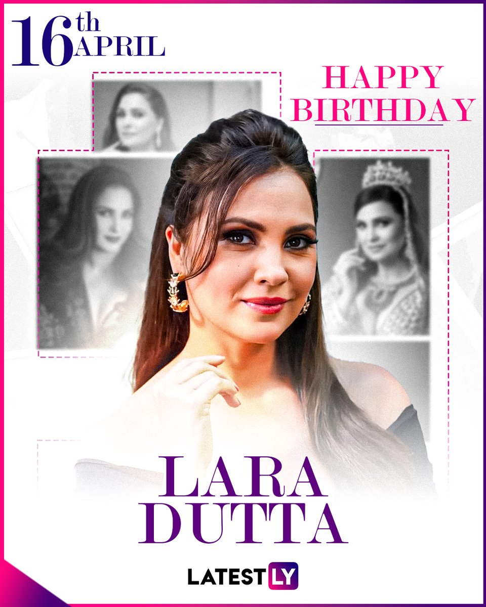 LatestLY (@latestly) on Twitter photo Happy Birthday, Lara Dutta!
<a href="/LaraDutta/">Lara Dutta Bhupathi</a>
#LaraDutta #HappyBirthdayLaraDutta #Actress Happy Birthday, Lara Dutta!
<a href="/LaraDutta/">Lara Dutta Bhupathi</a>
#LaraDutta #HappyBirthdayLaraDutta #Actress