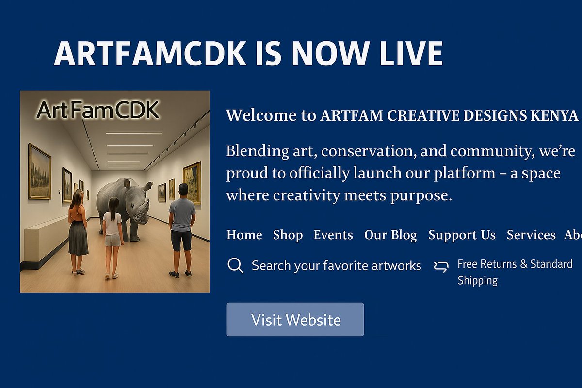 Artfamcdk's tweet image. π· Exciting News for Wildlife Lovers! π·π·
Our official website β artfamcdk.comβ is finally LIVE!
A long-awaited dream has come true, and weβre thrilled to invite you to explore a new world where art meets conservation. #websiteislivenow
#checkourwebsite