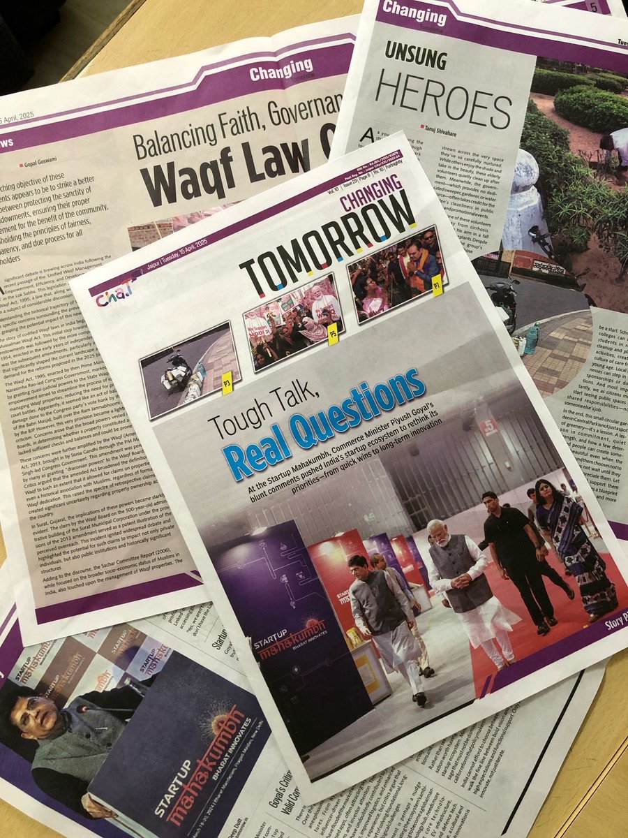 ChaT_Jaipur's tweet photo. 10 Years of Changing Tomorrow! 

We’ve spent a decade giving tomorrow's leaders a voice TODAY. 

Next issue marks a decade of empowering young minds, shaping conversations, and driving change. 
#ChangingTomorrow #ChaT 

@maharajasharma @TarunDeepDutt https://t.co/M45k2tj3Qo