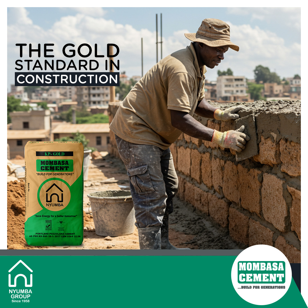 MombasaCement's tweet image. From foundations to finishing, the cement you choose determines the life of your structure.
With KP-Gold, you're assured of high workability, smooth finishing, and long-term durability.
No cracks. No shortcuts. No regrets.

#BuildToLast #BuildForGenerations #KPGold.

Order yours