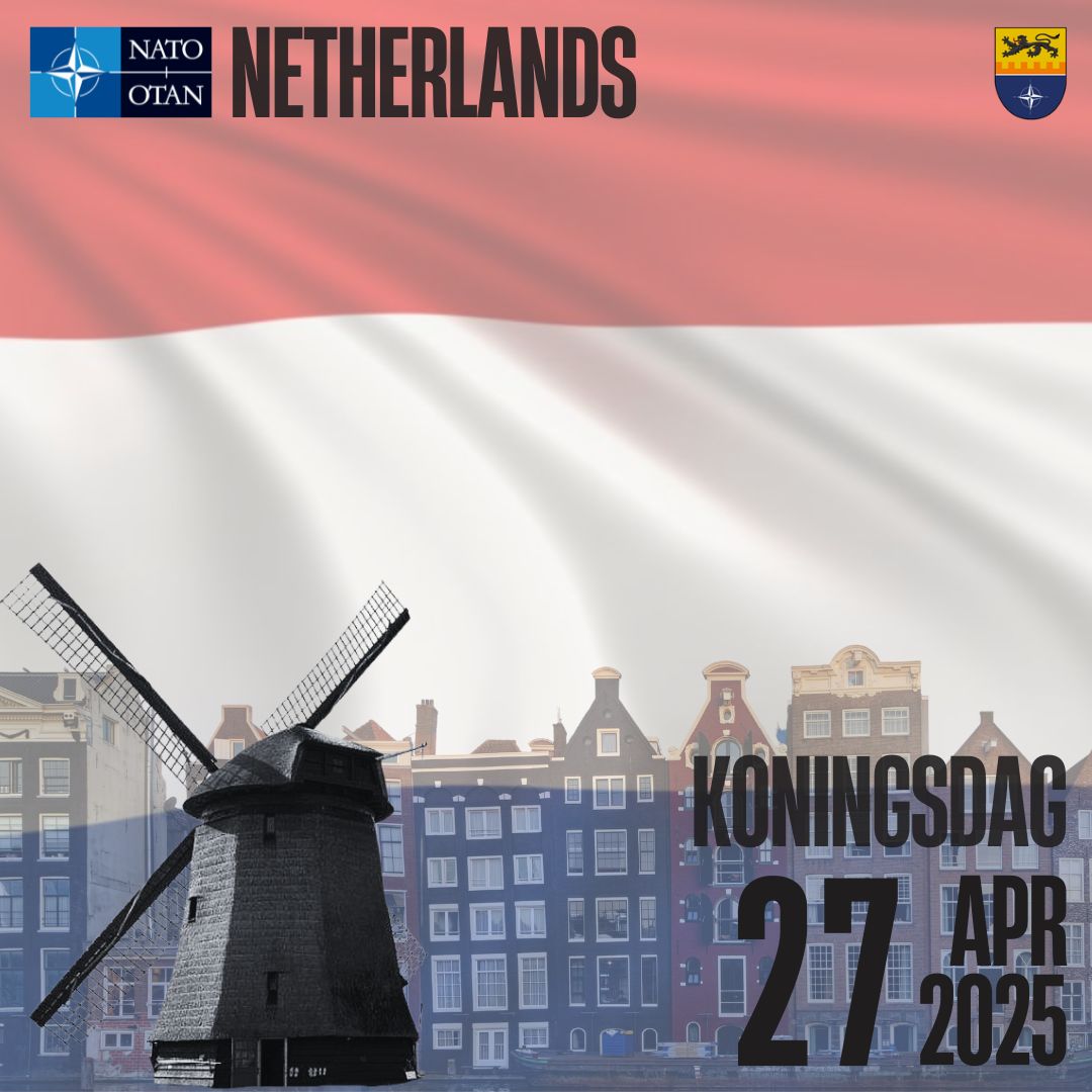 NATO Joint Support and Enabling Command - JSEC (@jsecnato) on Twitter photo Happy King's Day 2025!
The Netherlands celebrate their monarchy and national pride with vibrant traditions. #WeAreNATO #StrongerTogether #Koningsdag #Netherlands #NationalHoliday #Celebrate Happy King's Day 2025!
The Netherlands celebrate their monarchy and national pride with vibrant traditions. #WeAreNATO #StrongerTogether #Koningsdag #Netherlands #NationalHoliday #Celebrate