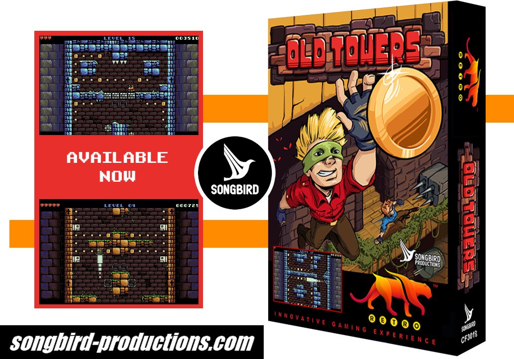 SongbirdPro's tweet image. Old Towers for the Atari Jaguar is in stock and shipping now. Features for the Jaguar port include upgraded soundtrack, high score save support, and a secret turbo mode!
Show your Jag support. You know you want to.