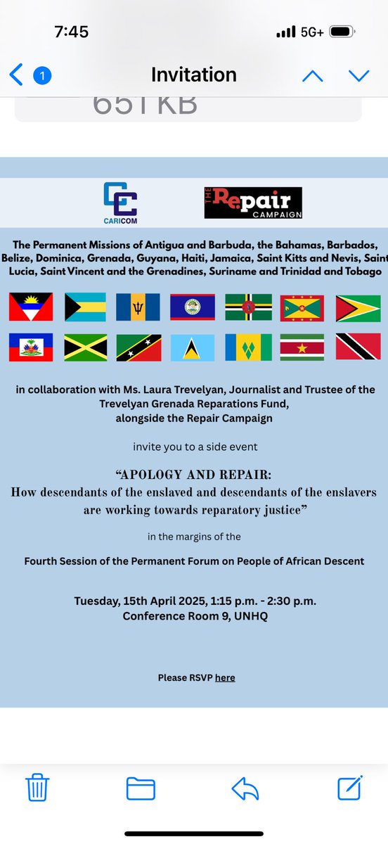 Laura Trevelyan (@lauratrevelyan) on Twitter photo Looking forward to moderating this historic panel on Apology and Repair today at <a href="/UN/">United Nations</a> during the Permanent Forum on People of African Descent. Thank you to <a href="/JaMissionUN/">The Permanent Mission of Jamaica to the UN 🇯🇲</a> <a href="/CARICOMorg/">CARICOM: Caribbean Community</a> <a href="/RepairCampaign/">The Repair Campaign</a> <a href="/lucy28maguire/">Lucy Gaffney Maguire</a> for your support. Looking forward to moderating this historic panel on Apology and Repair today at <a href="/UN/">United Nations</a> during the Permanent Forum on People of African Descent. Thank you to <a href="/JaMissionUN/">The Permanent Mission of Jamaica to the UN 🇯🇲</a> <a href="/CARICOMorg/">CARICOM: Caribbean Community</a> <a href="/RepairCampaign/">The Repair Campaign</a> <a href="/lucy28maguire/">Lucy Gaffney Maguire</a> for your support.