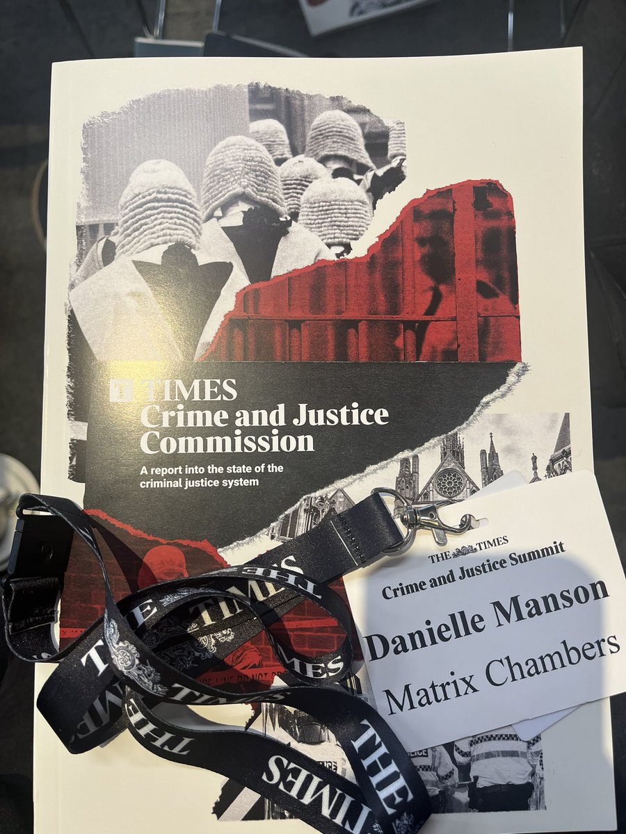 Danielle Manson (@daniellejmanson) on Twitter photo Fascinating morning at <a href="/thetimes/">The Times and The Sunday Times</a> Crime and Justice summit, particularly discussing the Commissions recommendation to raise the minimum age of criminal responsibility to 14 to take account of newdevelopments in neuroscience! Fascinating morning at <a href="/thetimes/">The Times and The Sunday Times</a> Crime and Justice summit, particularly discussing the Commissions recommendation to raise the minimum age of criminal responsibility to 14 to take account of newdevelopments in neuroscience!