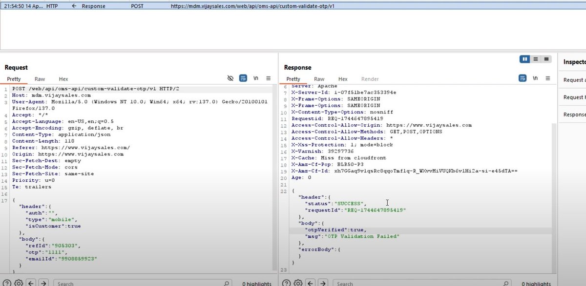 ProwlSec's tweet image. Methods of Bypassing 2FA Authentication
OTP Bypassing
Watch now: youtube.com/watch?v=oqsnLk…
#CyberSec #TIPS #BugBounty #bugbountytip #PenTest #hacks #Hackingtime #trick #cybersec2025 #viral #ViralVideos #viralpost #support