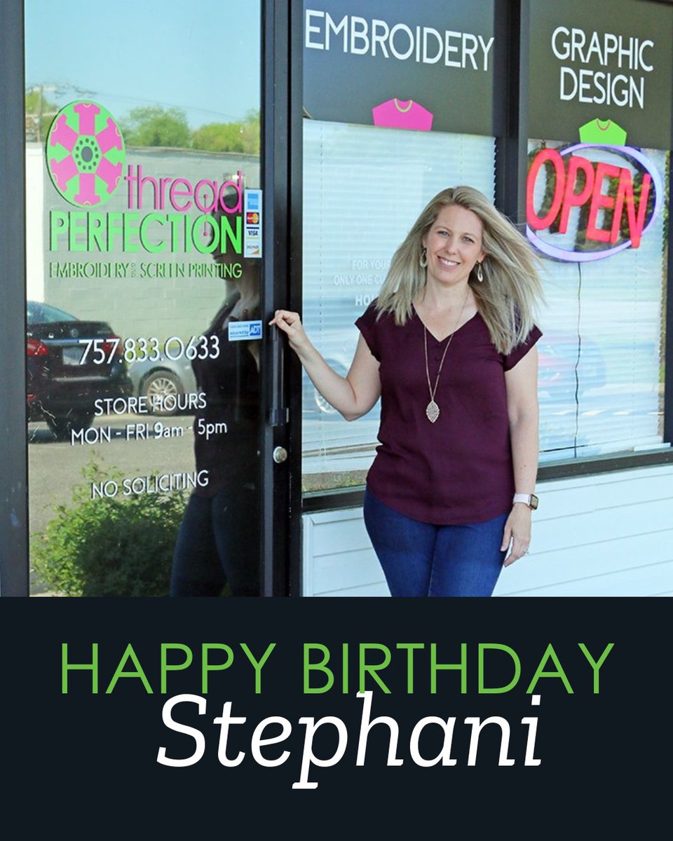 ECPrinthouse's tweet image. 🎉🎂 Happy birthday to our amazing owner, Stephani! 🎂🎉

Your creativity, leadership, and passion for all things custom make Thread Perfection what it is today! 🧵✨ We’re so lucky to have you at the heart of it all.

#HappyBirthdayStephani #ThreadPerfection #BossLady