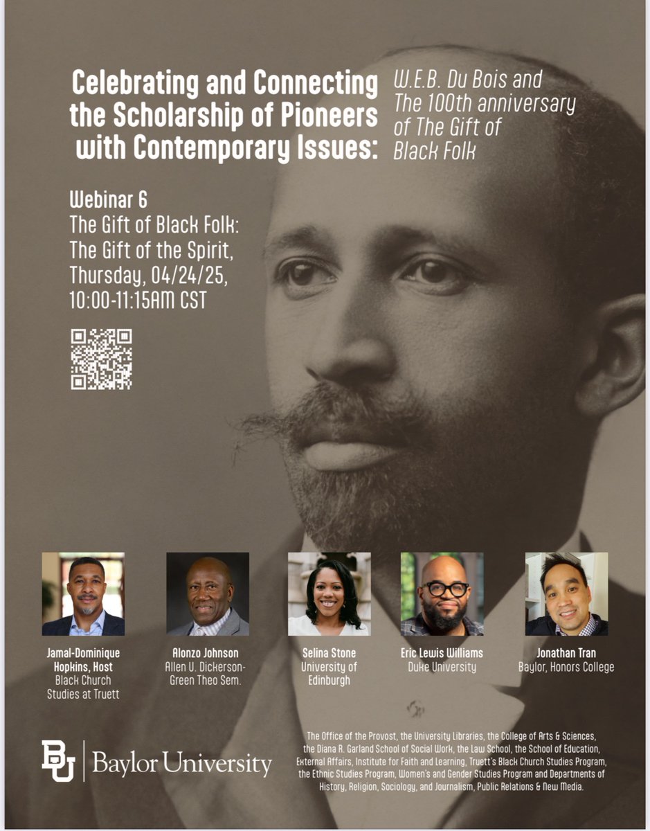 Dr Selina Stone (@selinarstone) on Twitter photo Next week I am excited to take part in a panel hosted by <a href="/Baylor/">Baylor University</a> celebrating 100 years of DuBois’ ‘The Gift of Black Folk’. You can register here: library.web.baylor.edu/dubois Next week I am excited to take part in a panel hosted by <a href="/Baylor/">Baylor University</a> celebrating 100 years of DuBois’ ‘The Gift of Black Folk’. You can register here: library.web.baylor.edu/dubois