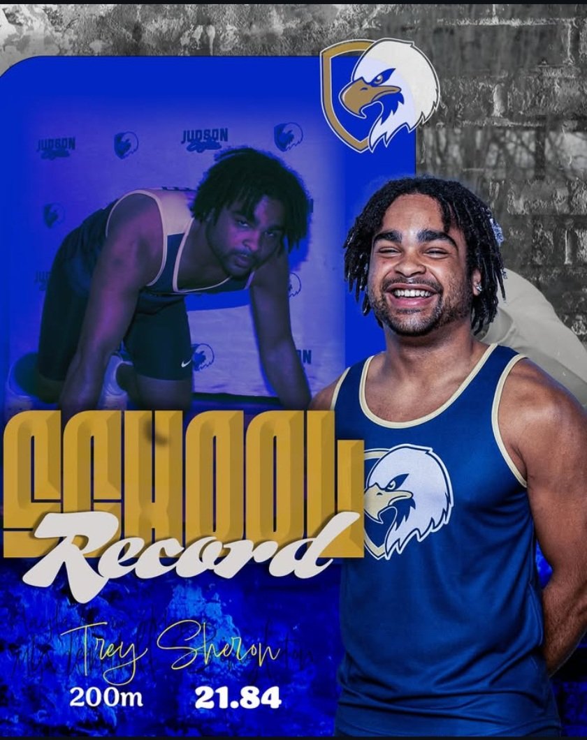 Congrats, Kid. Keep Grinding, stay humble, and trust the process. God 1st, always! 
Got 1st Overall at a D1 meet this week in the 100 M. Beat a kid from SEC School (Missouri). Placed 4th Overall in the 200 M and broke the school record #JUTF