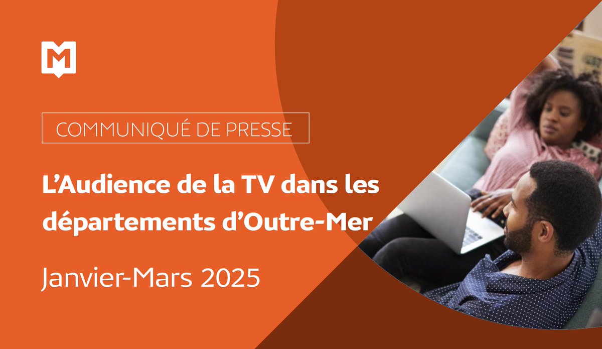 [#AudiencesOutremer 🌎]

👀 Découvrez l'audience de la télévision dans les départements de la Guadeloupe, de la Martinique et de la Réunion en janvier-mars 2025 : mediametrie.fr/fr/metridom-la…