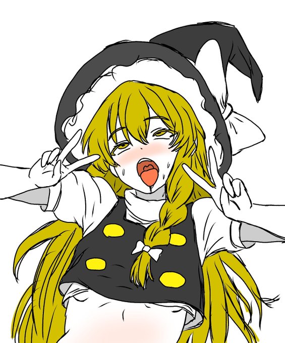 アヘ魔理沙文字なし。 