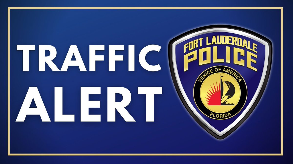 ftlauderdalepd's tweet photo. #FLPD #TrafficAlert North Federal Highway is shutdown in both directions from NE 19th Street to NE 26th Street due to workers in the area hitting power lines. FPL has been notified. Motorists can use NE 15th Avenue as an alternate route. https://t.co/cqgBxBAywK