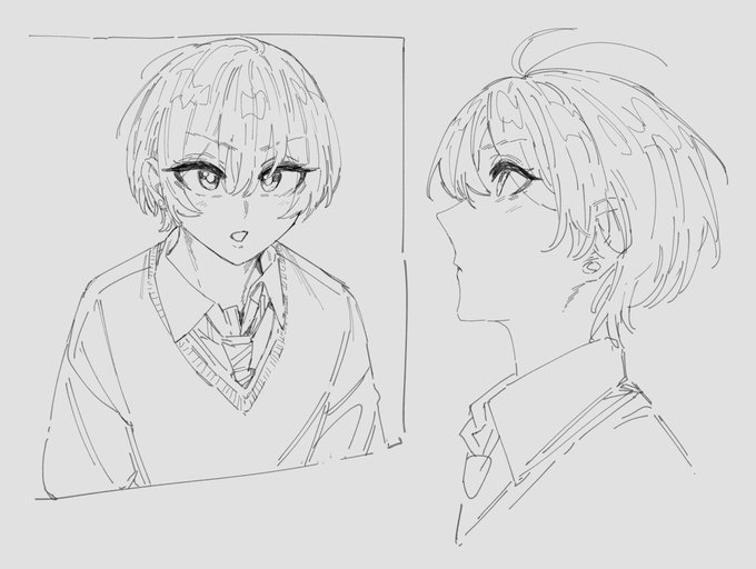 OP最初のカットがすごく印象に残ったマチュらくがき 