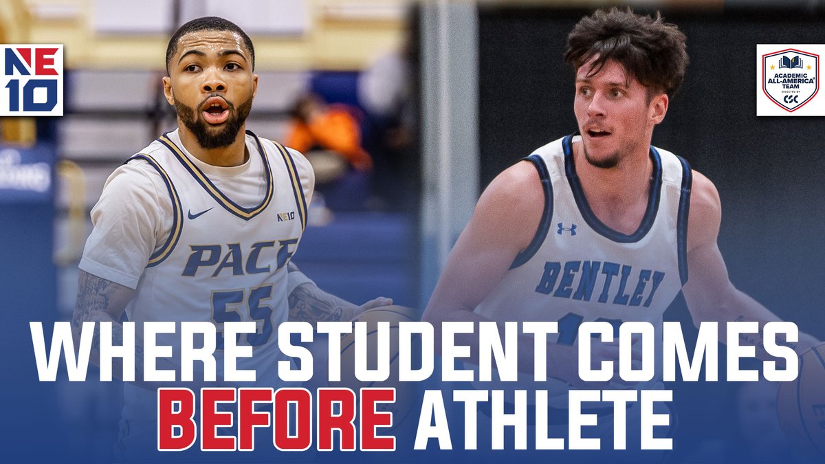 The NE10 (@thenortheast10) on Twitter photo ⭐️ 𝐀𝐂𝐀𝐃𝐄𝐌𝐈𝐂 𝐀𝐋𝐋-𝐀𝐌𝐄𝐑𝐈𝐂𝐀 ⭐️
<a href="/PaceUAthletics/">Pace Athletics</a> Tray Alexander and <a href="/BentleyFalcons/">Bentley Athletics</a> Cash McClure earn Academic All-America honors from <a href="/CollSportsComm/">College Sports Communicators</a>!
🔗: tinyurl.com/5xucx6kk
#NE10EMBRACE | #NCAAD2 | #D2MBB ⭐️ 𝐀𝐂𝐀𝐃𝐄𝐌𝐈𝐂 𝐀𝐋𝐋-𝐀𝐌𝐄𝐑𝐈𝐂𝐀 ⭐️
<a href="/PaceUAthletics/">Pace Athletics</a> Tray Alexander and <a href="/BentleyFalcons/">Bentley Athletics</a> Cash McClure earn Academic All-America honors from <a href="/CollSportsComm/">College Sports Communicators</a>!
🔗: tinyurl.com/5xucx6kk
#NE10EMBRACE | #NCAAD2 | #D2MBB