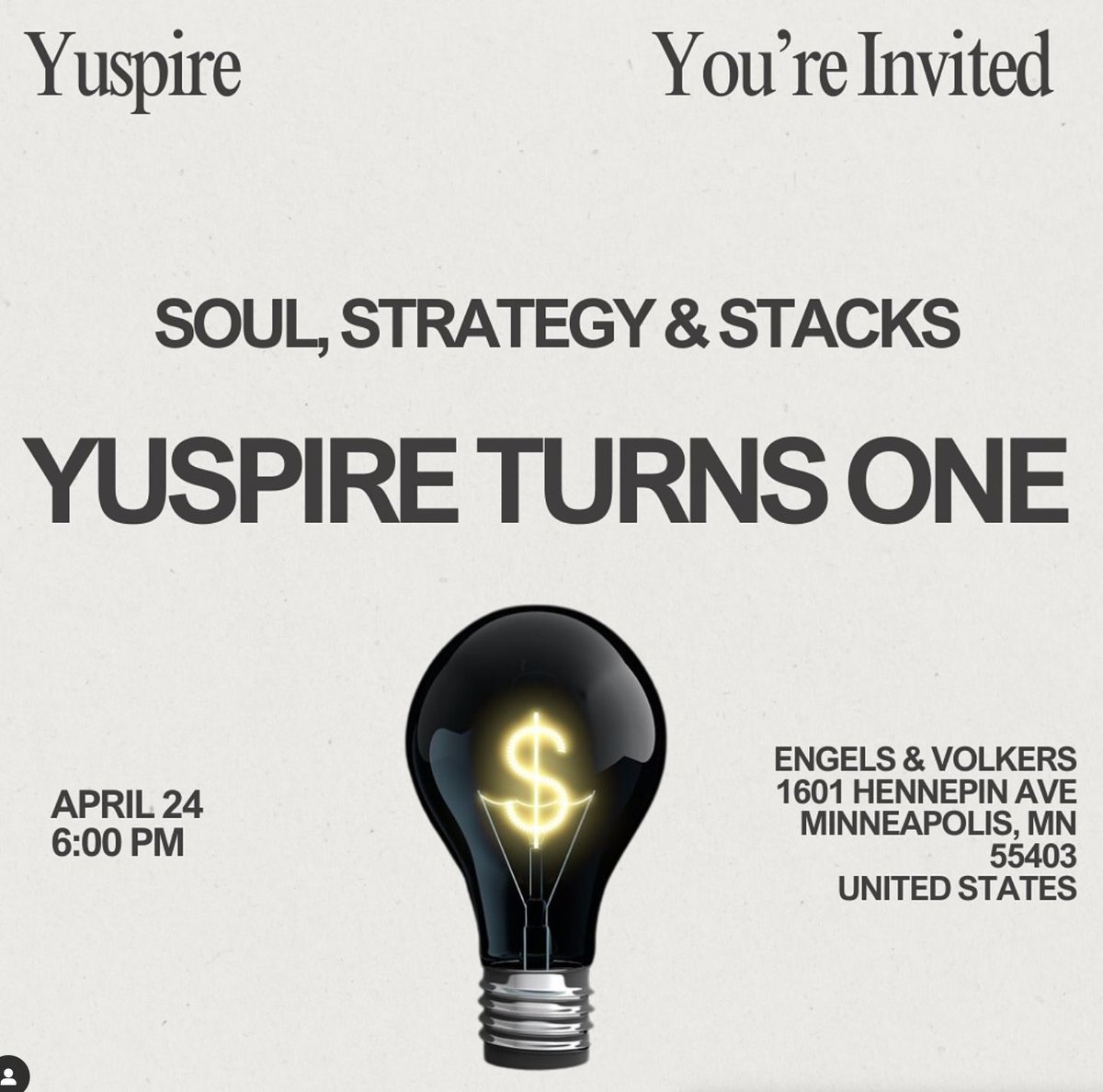 Join us for an unforgettable evening as we celebrate one year of Yuspire, a woman-owned consulting firm at the intersection of culture, business, and empowerment—and one of our partners at RISE!