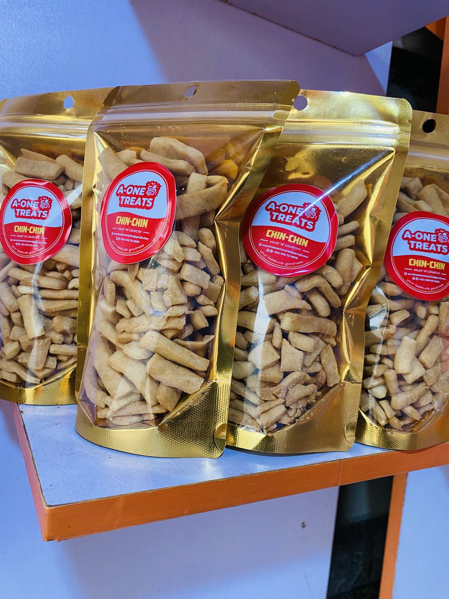temiquinn's tweet photo. Officially introducing our newly added snack to A-One Treats 
 The new Milky N Crunchy Chinchin 😋
available in different shapes and sizes https://t.co/4pA7LsVCeL