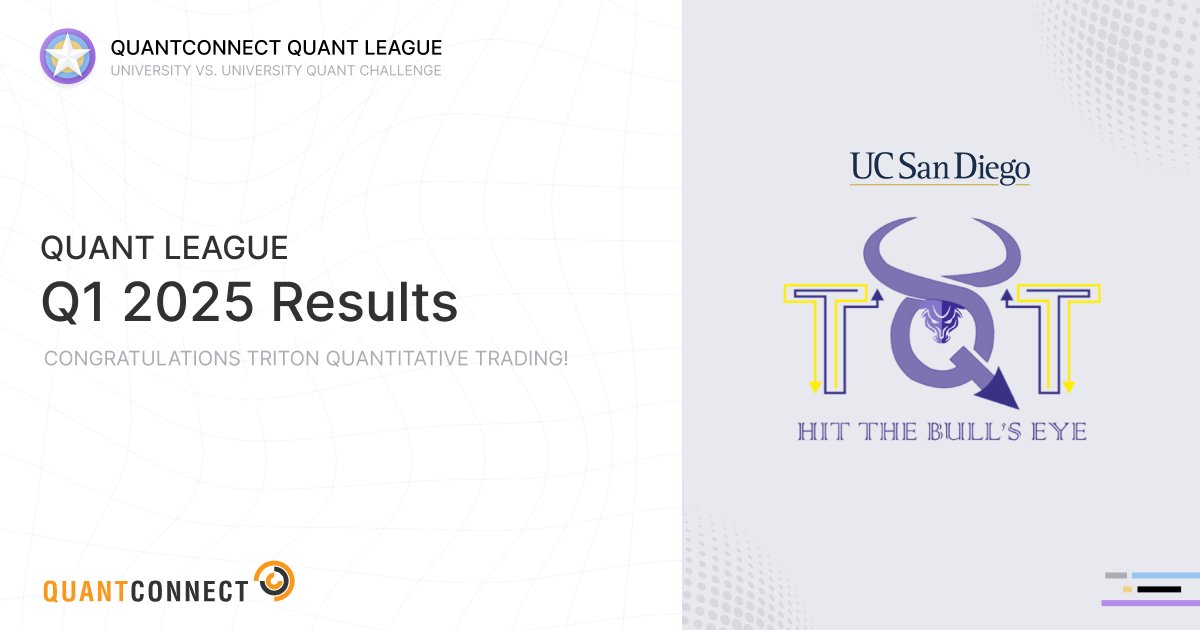 Q1 2025 Quant League results are out! The teams achieved a pretty epic performance through a rough quarter for the major benchmarks qnt.co/4igSmMI