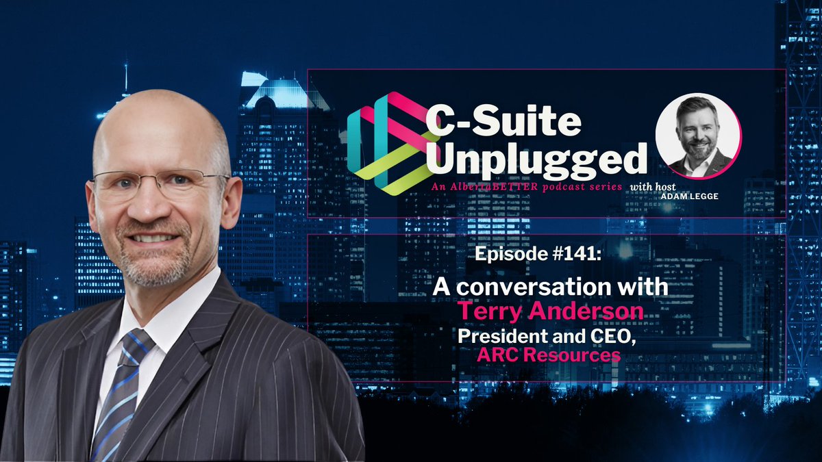 BCA's latest episode of C-Suite Unplugged is here!: Episode #141: Terry Anderson, President and CEO, ARC Resources Ltd.
 
Terry shares his journey from a farm boy in rural Saskatchewan to leading one of Canada's largest energy companies. He offers insights on the lessons he's