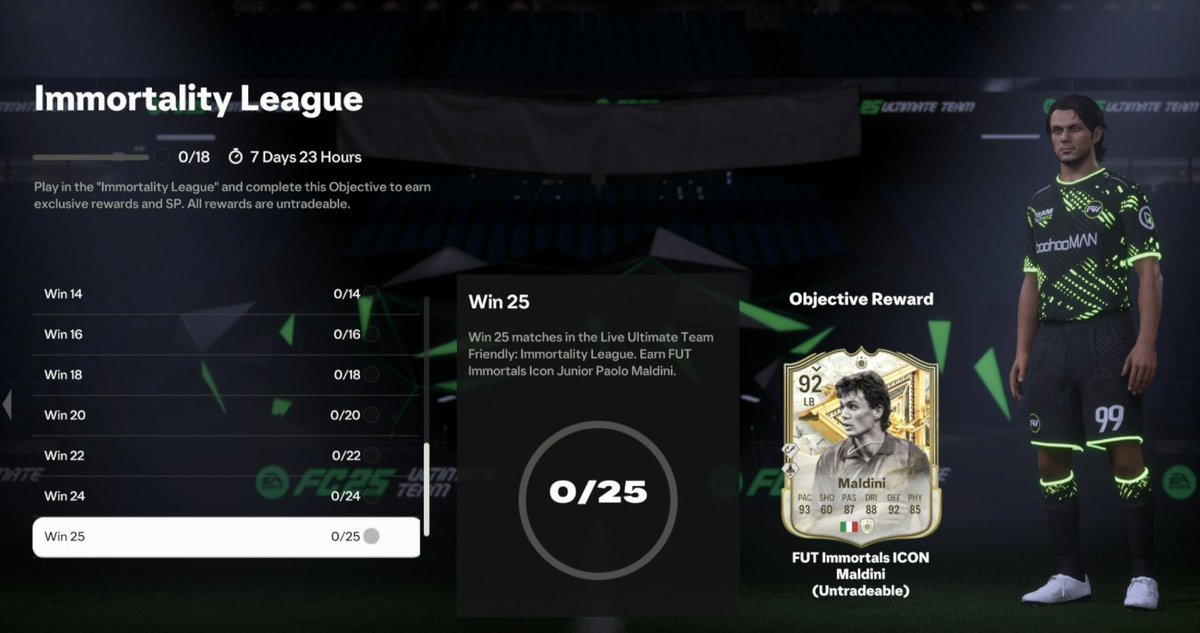 Immortal League! 🎮

Our professionals will play your games to get you the following rewards! ⬇️

- 92 Maldini 🇮🇹 
- 91 Mascherano 🇦🇷 
- 88 Dalglish 🏴󠁧󠁢󠁳󠁣󠁴󠁿
- 88+ Icon Pick
- 88+ Hero Pick
- 87x5
- 86x14
- 85x8

Direct message us to book now! 📲