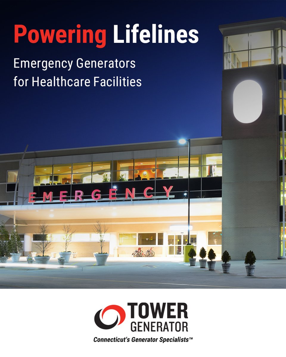 TowerGenerator's tweet image. In the heart of a storm, #emergencygenerators keep the lights on at healthcare facilities, ensuring patient safety and continuity of care. Contact Tower Generator: hubs.ly/Q03hbXwL0