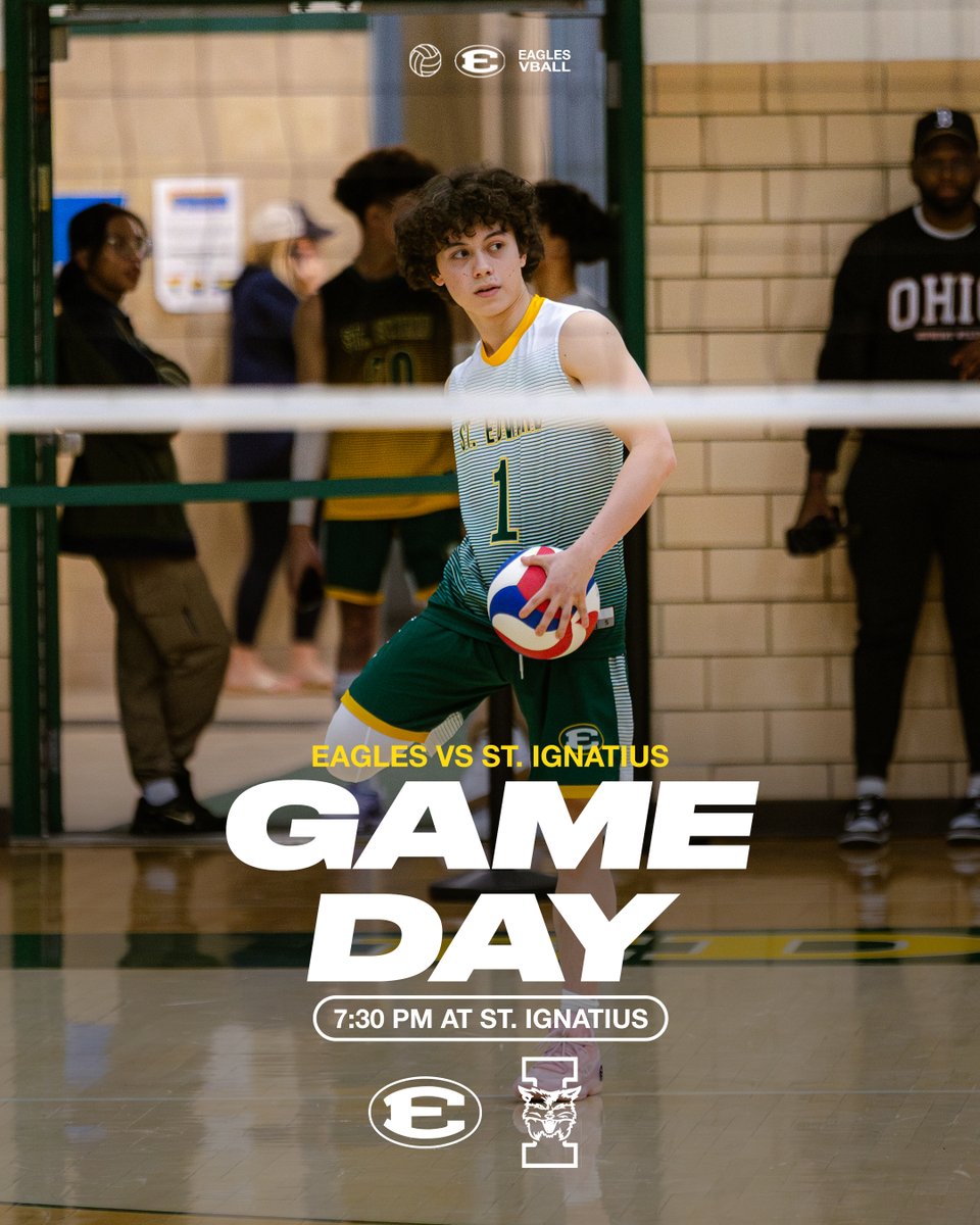 On the road.

🆚 St. Ignatius
⏰ 7:30 PM
📍 St. Ignatius High School

#EaglesVB #EdsUp