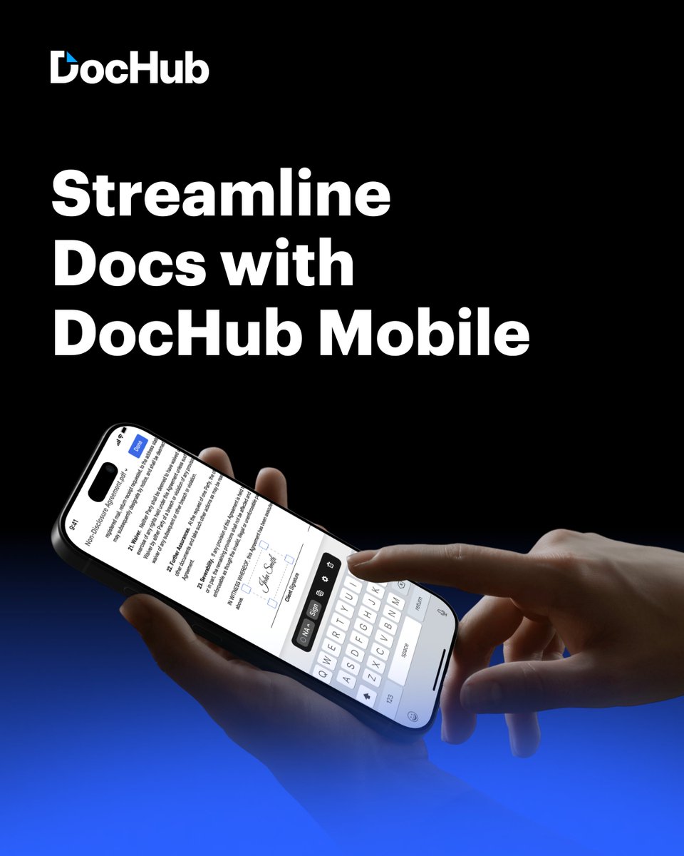 📲Scan, edit &amp; sign documents—all in the #DocHub #mobile app! New update lets you convert docs to #PDF with your camera. Learn about the features below👇 &amp; download the DocHub mobile app for your device👉📱bit.ly/43VSFJs 🤖bit.ly/42vZkrh