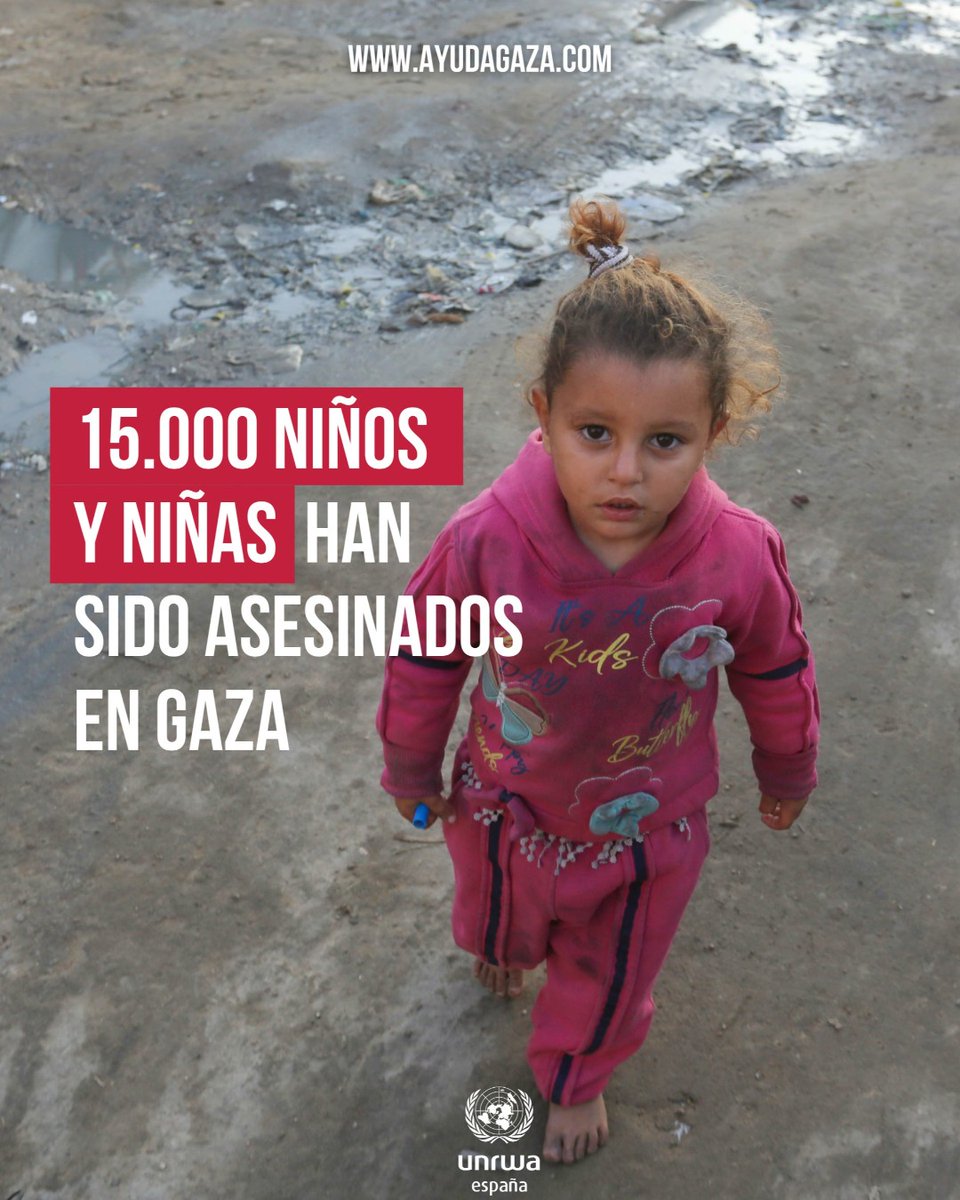 💔 15.000 niños y niñas.
¡Basta YA!