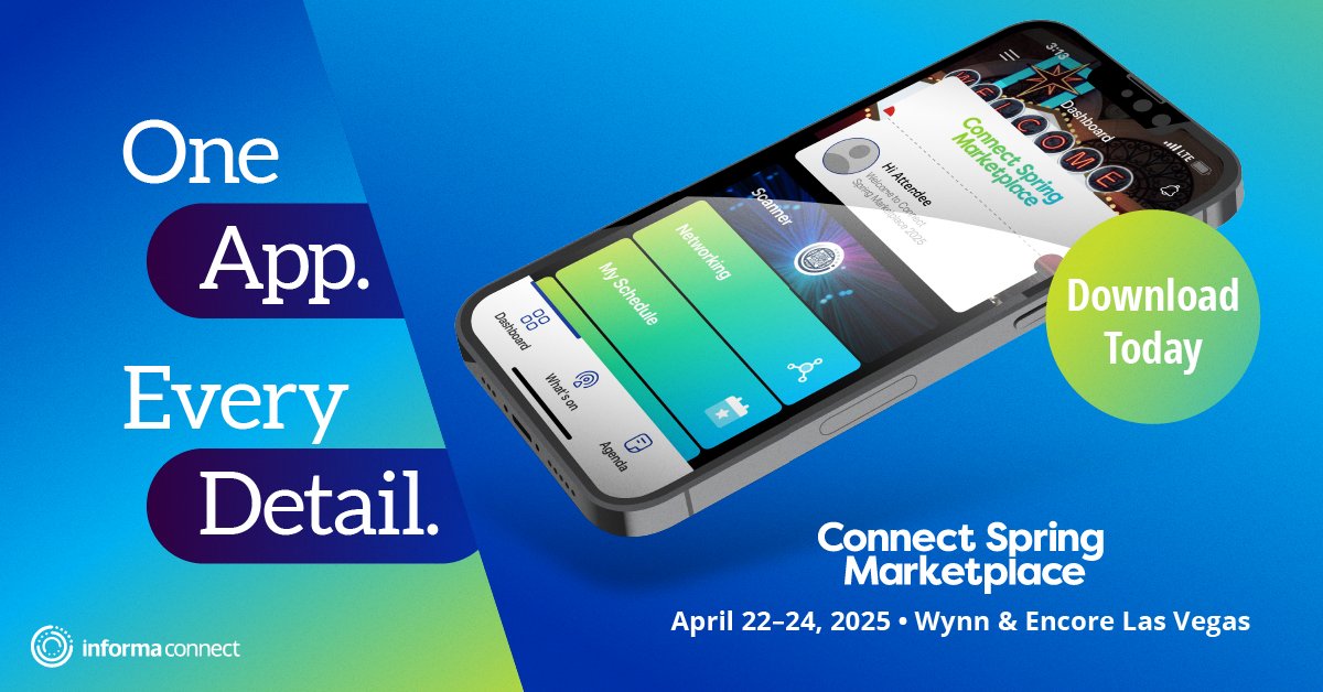 connectmeetings's tweet image. Ready to own your meetings, stay on schedule, and network like a pro? Our event app has everything you need to make the most of your experience at Connect Spring Marketplace 🤳
Download the official Connect Spring Marketplace app today ⬇
connectmeinforma.com/download/