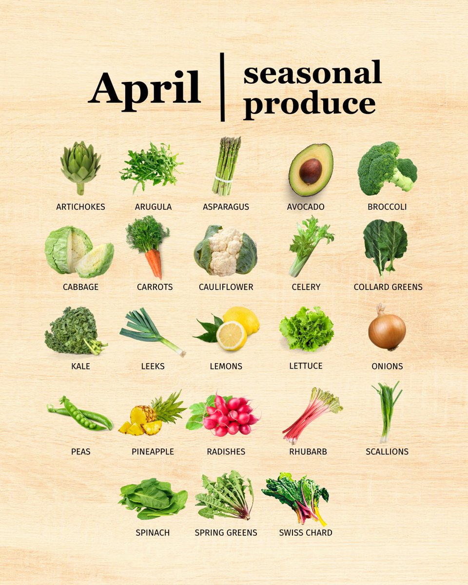 DaTerraCucina's tweet image. April brings fresh, vibrant flavors! Embrace spring with seasonal produce—think crisp greens, zesty lemons &amp;amp; tender asparagus. Let nature inspire your meals!  #DaTerraCucina #AprilHarvest #SpringProduce #FarmToTable #EatSeasonal #FreshFlavors #SupportLocalFarmers #GreenEats