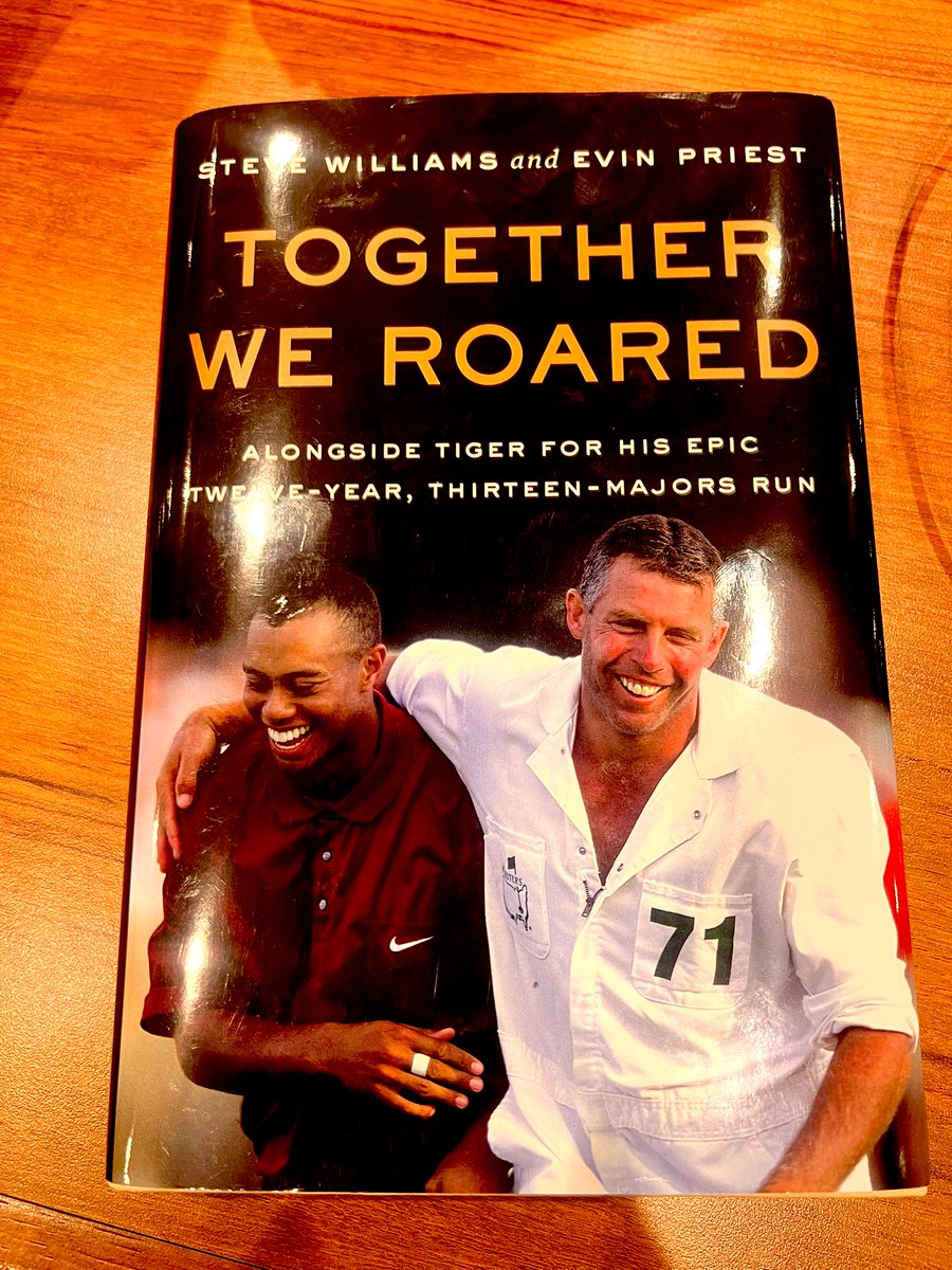 Walked into Augusta to cover the Masters for the seventh time but the first time I could also call myself an author. So many colleagues whom I respect the heck out of offered plenty of congratulations for the book (all Steve Williams’s stories). It meant so much. Thank you!
