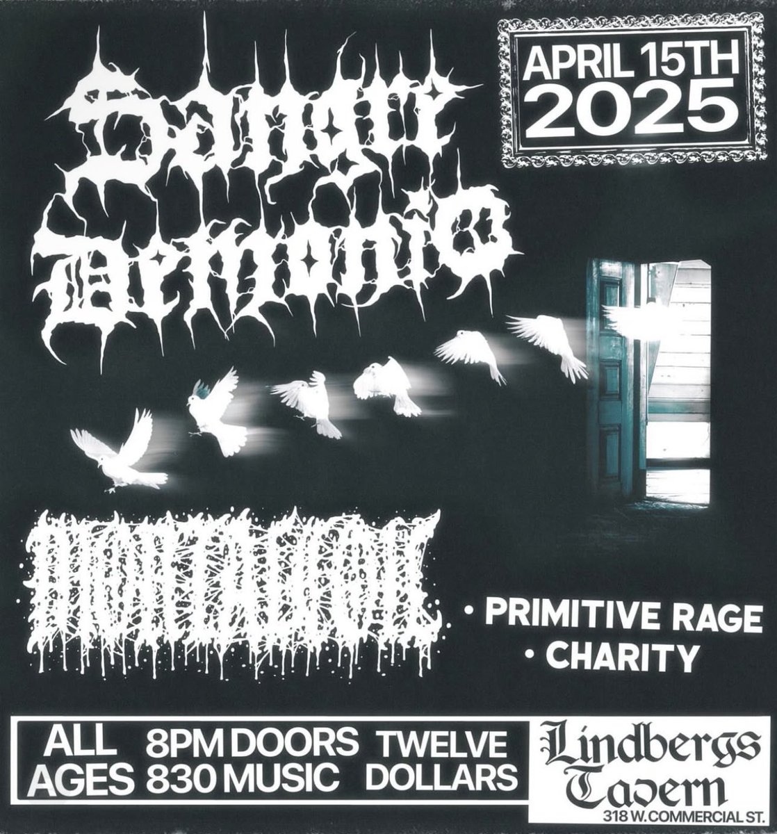 TONIGHT IN SPRINGFIELD WITH <a href="/PRIMITIVERAGEHC/">primitive rage</a> AND CHARITY’S SECOND SET AS A BAND!
This one’s gonna go crazy, let’s party ⚔️