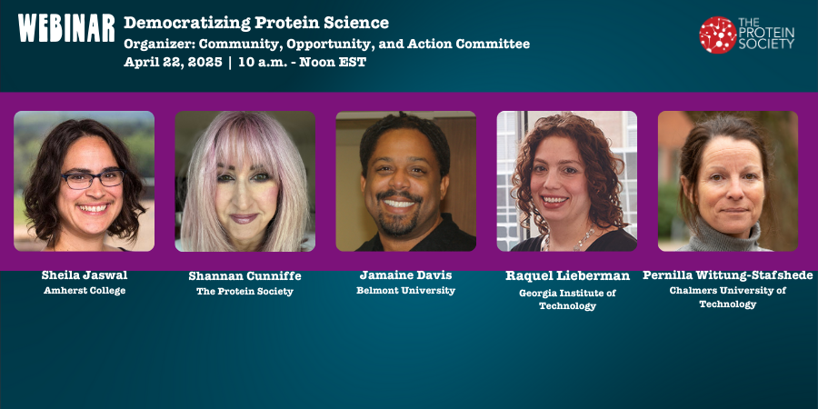 TPS Webinar Spotlight:
April 22, 10 AM Eastern - Democratizing Protein Science
Free Registration:
us06web.zoom.us/webinar/regist…