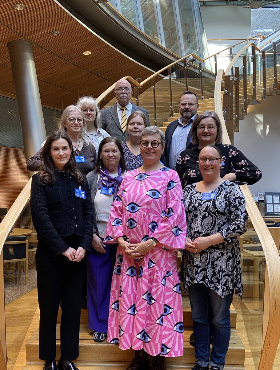 StromsholmEvaMa's tweet image. Today, the Social and Health Policy Committee of the Swedish Assembly of Finland held its final meeting for this term. Member of Parliament Maaret Castren invited us to the Parliament, and we had meaningful discussions about healthcare issues.
#healthcare #healthpolicy