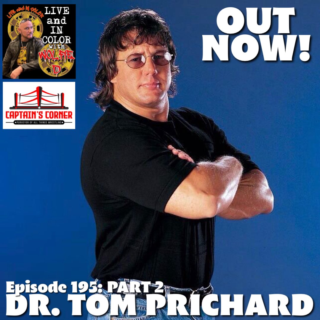 livewolfied's tweet image. OUT NOW! Dr. Tom Prichard pt.2! JPWA, WWE, SMW, Continental, Memphis and more! See Dr Tom on April 25th for Capt’s Corner Happy Hour! Enjoy!
podcasts.apple.com/us/podcast/liv…
youtu.be/nYCo2RjgAEU
open.spotify.com/episode/2CY9cq…
spotifycreators-web.app.link/e/ihh6XDBQwSb
@drtomprichard