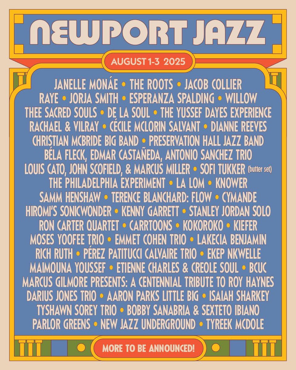 BEATrio will be performing at the legendary @newportjazzfest. Grab tickets before they sell out!

🎟️: dice.fm/bundles/tbd25-…