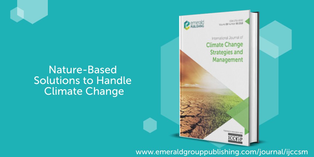 Emerald Environment (@emeraldenvironm) on Twitter photo π’ Call for Papers! IJCCSM seeks contributions for a forthcoming Special Issue: 'Nature-Based Solutions to Handle Climate Change'. 
More info here: bit.ly/42fwGw6
#ClimateChange #SDGs #SpecialIssue
<a href="/PaulKidd58925/">Paul Kidd</a> π’ Call for Papers! IJCCSM seeks contributions for a forthcoming Special Issue: 'Nature-Based Solutions to Handle Climate Change'. 
More info here: bit.ly/42fwGw6
#ClimateChange #SDGs #SpecialIssue
<a href="/PaulKidd58925/">Paul Kidd</a>