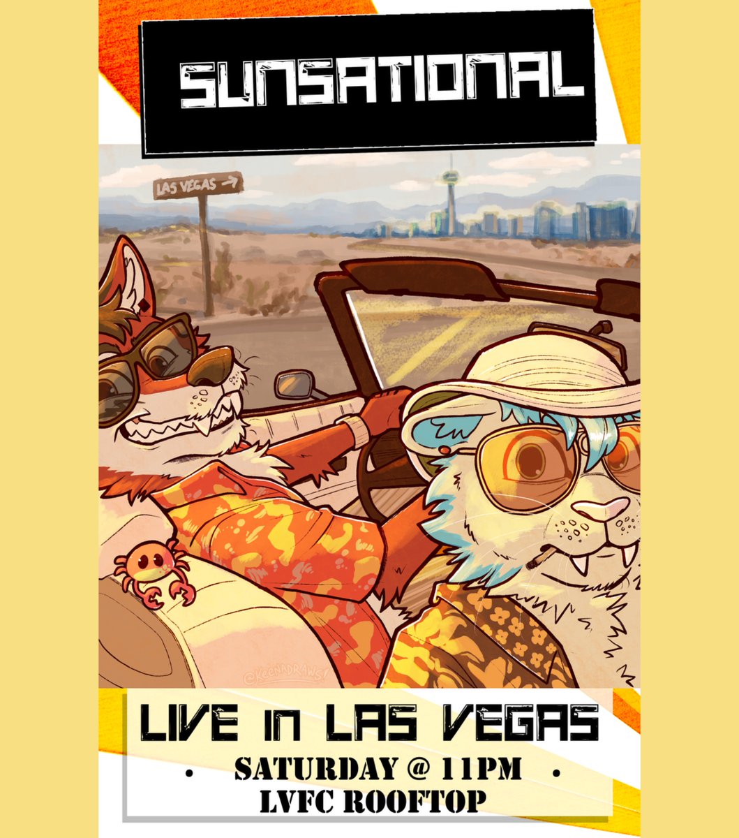 ๐๐๐๐๐ผ๐๐๐๐๐ผ๐ (@sunsationaldj) on Twitter photo WE CANT STOP HERE
ITโS BAT COUNTRY
Come join <a href="/fizzyteefs/">๐ฆ fizzyteefs.anthro.place ๐ฆ</a> and <a href="/wolf_ezo/">๐๐ฏ๐ค โก๏ธ FD + MPLX</a> at <a href="/LasVegasFurCon/">LVFC 2026</a> as we throw down this weekend!
๐๏ธ THIS SATURDAY ๐๏ธ
๐ 11:00PM ๐
๐ LVFC ROOFTOP ๐
That's right. MUSIC! WE CANT STOP HERE
ITโS BAT COUNTRY
Come join <a href="/fizzyteefs/">๐ฆ fizzyteefs.anthro.place ๐ฆ</a> and <a href="/wolf_ezo/">๐๐ฏ๐ค โก๏ธ FD + MPLX</a> at <a href="/LasVegasFurCon/">LVFC 2026</a> as we throw down this weekend!
๐๏ธ THIS SATURDAY ๐๏ธ
๐ 11:00PM ๐
๐ LVFC ROOFTOP ๐
That's right. MUSIC!