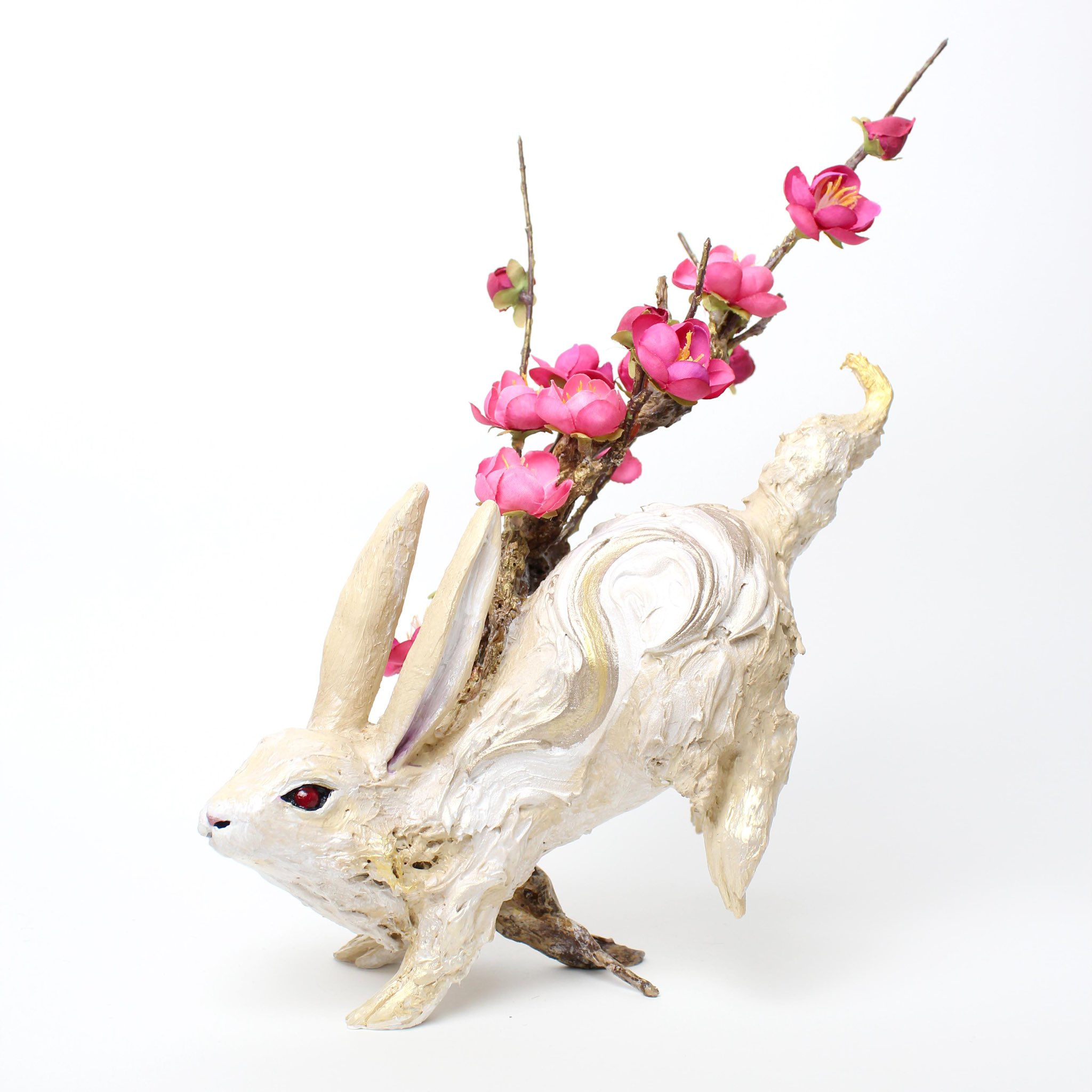 木彫りの山羊