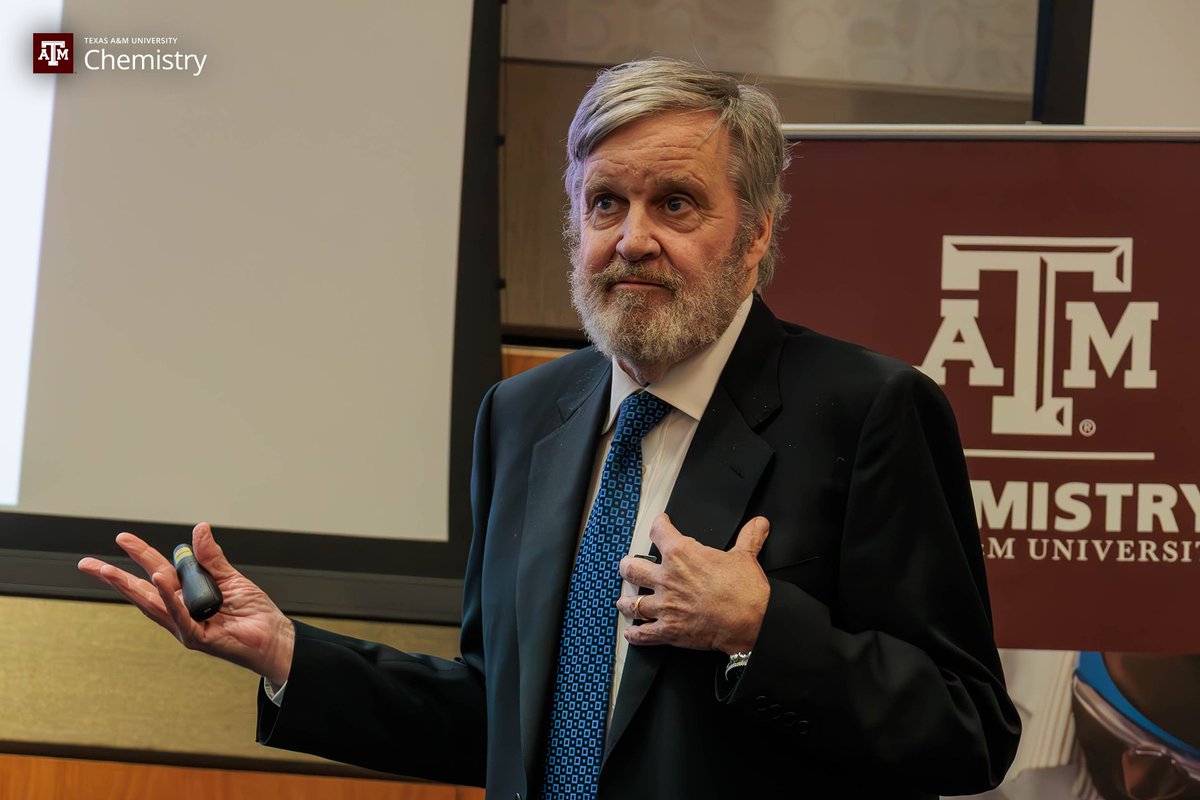 TAMUChemistry's tweet photo. Celebrating groundbreaking chemists! 🧪✨ Check out photos from the @TAMUChemistry F.A. Cotton Medal Symposium honoring excellence in chemical research. The event took place on Friday, April 11. 📸🥇 #TAMUChemistry #ACS #FACottonMedal https://t.co/LeXSDsJ8Z0