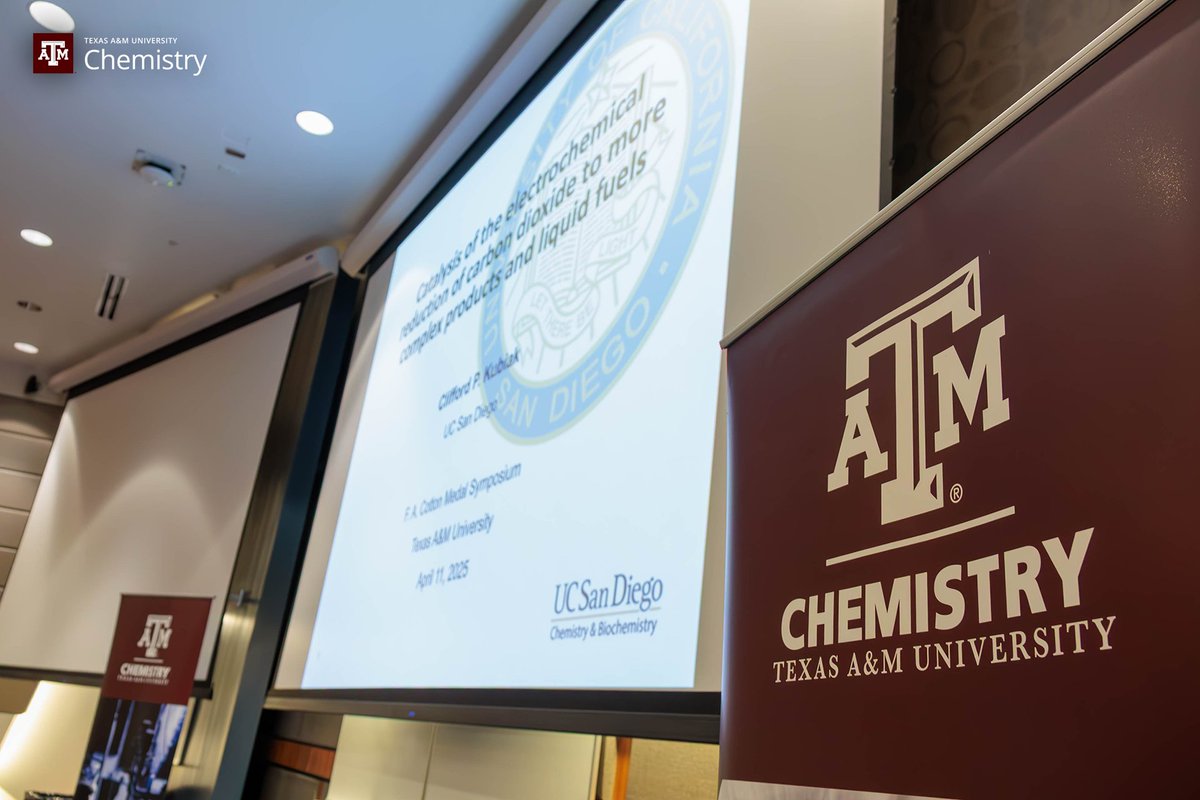 Chemistry Department (@tamuchemistry) on Twitter photo Celebrating groundbreaking chemists! š§ŖāØ Check out photos from the <a href="/TAMUChemistry/">Chemistry Department</a> F.A. Cotton Medal Symposium honoring excellence in chemical research. The event took place on Friday, April 11. šøš„ #TAMUChemistry #ACS #FACottonMedal Celebrating groundbreaking chemists! š§ŖāØ Check out photos from the <a href="/TAMUChemistry/">Chemistry Department</a> F.A. Cotton Medal Symposium honoring excellence in chemical research. The event took place on Friday, April 11. šøš„ #TAMUChemistry #ACS #FACottonMedal