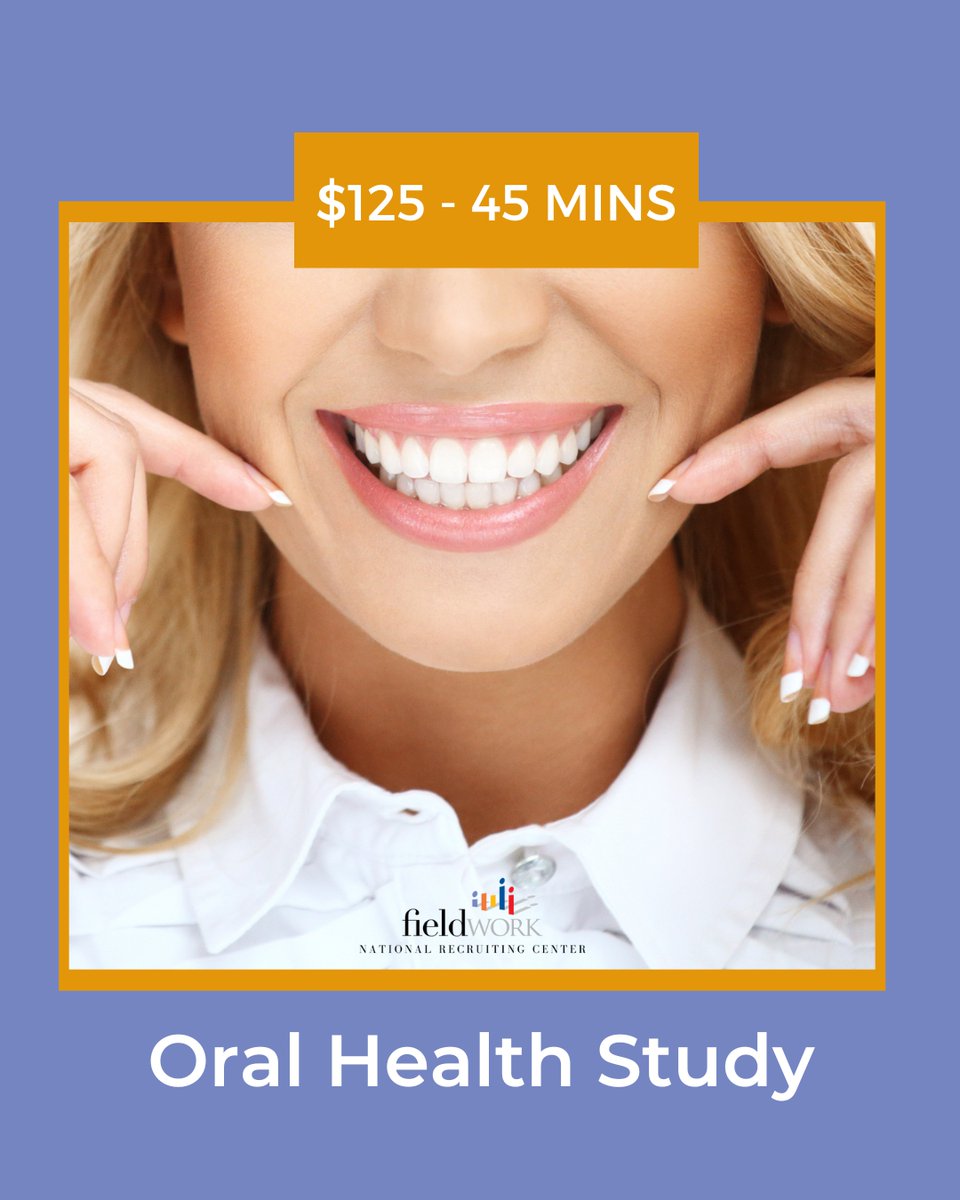 FieldworkNRC's tweet image. We&apos;re looking for men, age 25-45 in White Plains, NY to participate in an 45-min, in-person Shop-a-long regarding Oral Health. 

🔗: participate.fieldwork.com/Account/Redire…

🦷 Reference #: 6447NRC25
🦷 Location: White Plains, NY
🦷 Incentive: $125
🦷 Duration: 45-mins
🦷 Date(s): 5/6 – 5/7