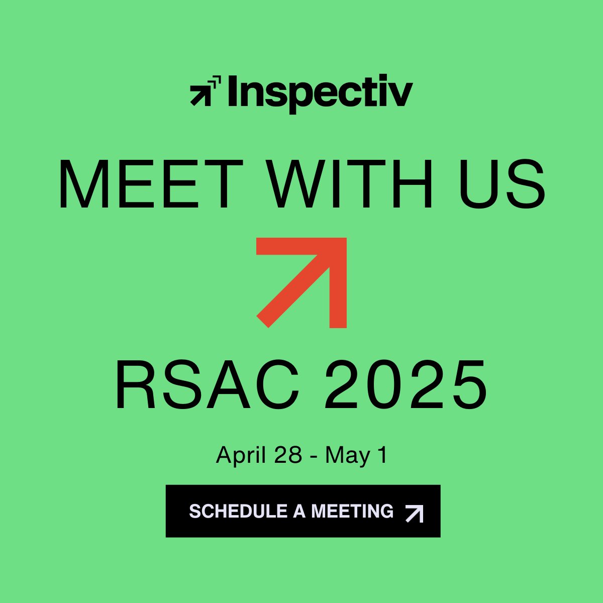 inspectiv's tweet image. Headed to #RSAC2025? Let’s connect in SF! 
Inspectiv is helping security teams scale AppSec with continuous testing + our trusted researcher community.

Book a meeting: inspectiv.com/meet-with-us-r… #AppSec #SecurityTesting #BugBounty #PenTesting #RSAC