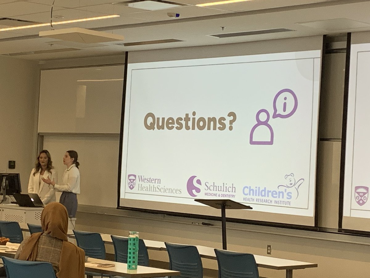 Dr. Jamie Seabrook (@jamie_seabrook1) on Twitter photo Excellent presentation by <a href="/Hailey_Belaire/">Hailey Belaire-De Oliveira</a> & Regan Derrig on registered dietitians' experiences & perceptions with prenatal nutrition care in Canada. Super proud of both of you!
#dietitian #pregnancy
<a href="/westernuFHS/">Western Health Sciences</a> <a href="/SchulichMedDent/">Schulich WesternU</a> <a href="/JasnaTwynstra/">Jasna Twynstra</a> <a href="/DietitiansCAN/">Dietitians of Canada</a> <a href="/westernuepibio/">Western Epi&Biostats</a> Excellent presentation by <a href="/Hailey_Belaire/">Hailey Belaire-De Oliveira</a> & Regan Derrig on registered dietitians' experiences & perceptions with prenatal nutrition care in Canada. Super proud of both of you!
#dietitian #pregnancy
<a href="/westernuFHS/">Western Health Sciences</a> <a href="/SchulichMedDent/">Schulich WesternU</a> <a href="/JasnaTwynstra/">Jasna Twynstra</a> <a href="/DietitiansCAN/">Dietitians of Canada</a> <a href="/westernuepibio/">Western Epi&Biostats</a>