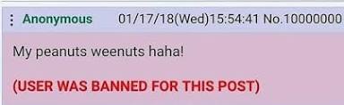 Lobopobia's tweet image. 4chan is gone and this will forever be immortalized as the funniest thing ever posted there and it really isn't close at all