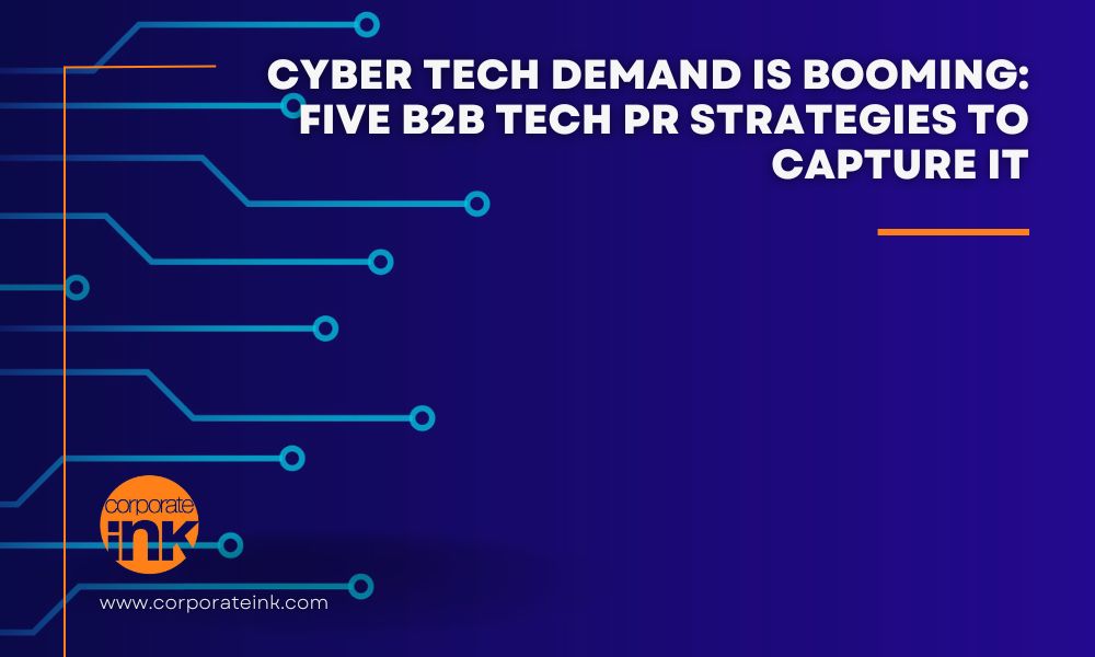 CorporateInk's tweet photo. Cyber threats are evolving. Budgets are rising.

Now’s the moment for cyber tech providers to capture demand. 

Here are 5 ways cyber tech providers can stand out and win deals in a today’s market:  https://t.co/LvcgbZUdqf

#cybersecurity #B2BPR https://t.co/D2CCcmLQL8