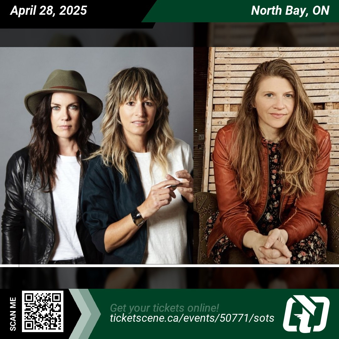 Ticketscene (@ticketscene) on Twitter photo Madison Violet and <a href="/TerraSpencer/">Terra Spencer</a> will be performing at St. Joseph-Scollard Hall - Bishop Carter Auditorium on Monday, April 28, 2025 at 7:00 pm
Get your tickets online ticketscene.ca/events/50771/s…
#northbay #tickets #events Madison Violet and <a href="/TerraSpencer/">Terra Spencer</a> will be performing at St. Joseph-Scollard Hall - Bishop Carter Auditorium on Monday, April 28, 2025 at 7:00 pm
Get your tickets online ticketscene.ca/events/50771/s…
#northbay #tickets #events