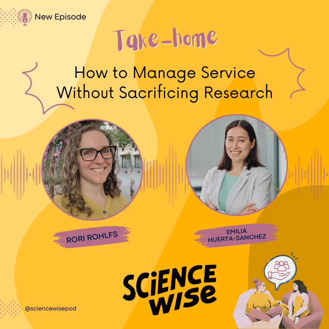 ScienceWisePod's tweet image. 🚨 Bonus episode! 🚨
Rori & Emilia reflect on their convo with Dr. Barbara Wakimoto—on mentorship, the hidden toll of academic service, and navigating the unknown.
🎧 Tune in for key takeaways from this inspiring chat!
pod.link/1715048894