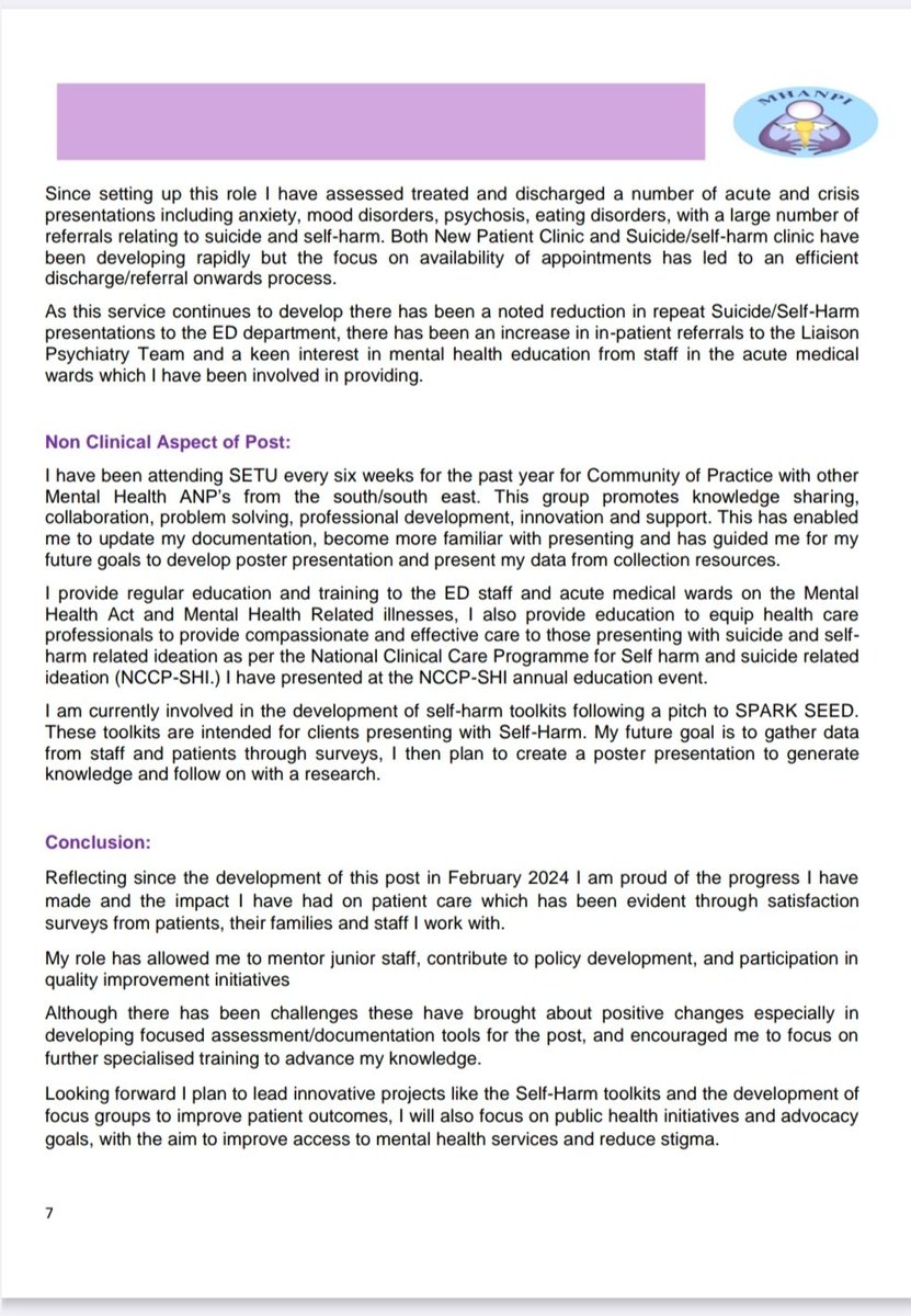 @MHANPI (Mental Health/ID ANP Ireland) (@mhanpireland) on Twitter photo Why not read about Aisling Kennedy #NP Specialist Clinic in the <a href="/MHANPIreland/">@MHANPI (Mental Health/ID ANP Ireland)</a> Newsletter 🧐#MentalHealthMatters Why not read about Aisling Kennedy #NP Specialist Clinic in the <a href="/MHANPIreland/">@MHANPI (Mental Health/ID ANP Ireland)</a> Newsletter 🧐#MentalHealthMatters
